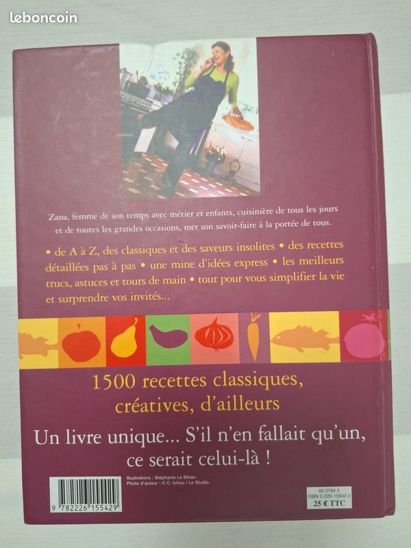 Le Livre de cuisine (Ed.2004) : 1500 recettes - Andrée Zana-Murat (image 2)