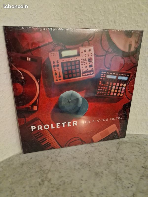 Proleter life playing tricks vinyle rouge hip hop jazz electro français (image 1)