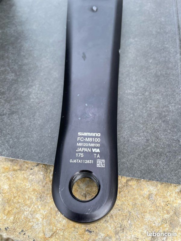 Paire de Manivelles / Pédalier Carbone / Aluminium Longueur 175