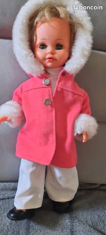 Veste Ancienne Pour Poupée Bella Jacotte – Taille 35 Cm, Vintage, Occasion