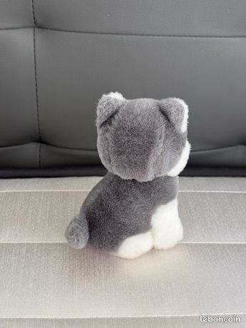 Anima Peluche Lupo Grigio | Morbido E Realistico | Lavabile In Lavatrice | 1714 - 4