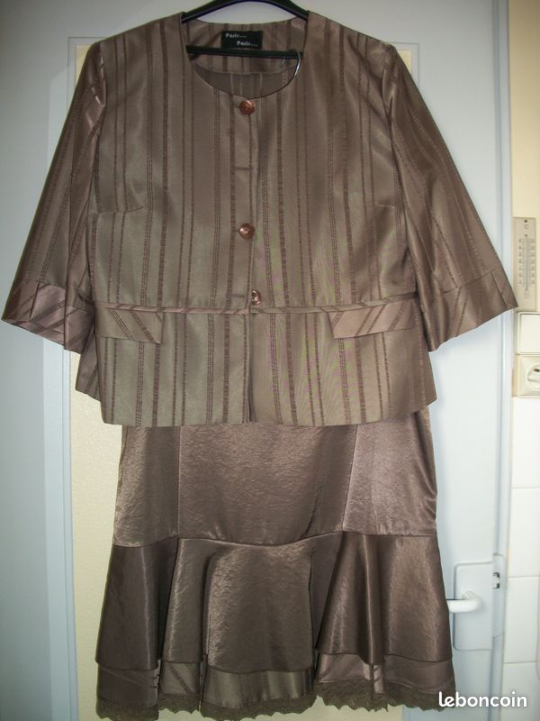 Ensemble de cérémonie avec chapeau assorti (image 2)