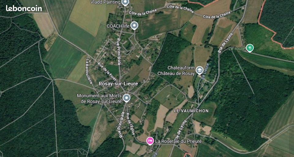 Terrain 1200 m² · à Rosay-sur-Lieure · 54 500 €