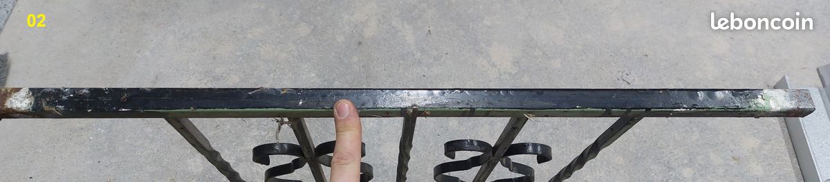 3 Grilles de fenêtre en fer pose en Tableau par scellement (h53, L66) (image 8)