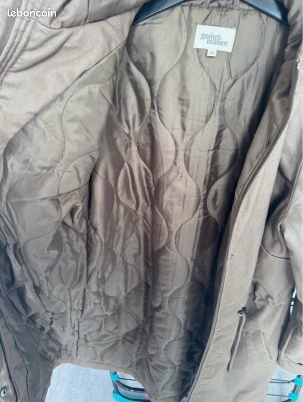 Manteau mi saison, kaki (image 6)