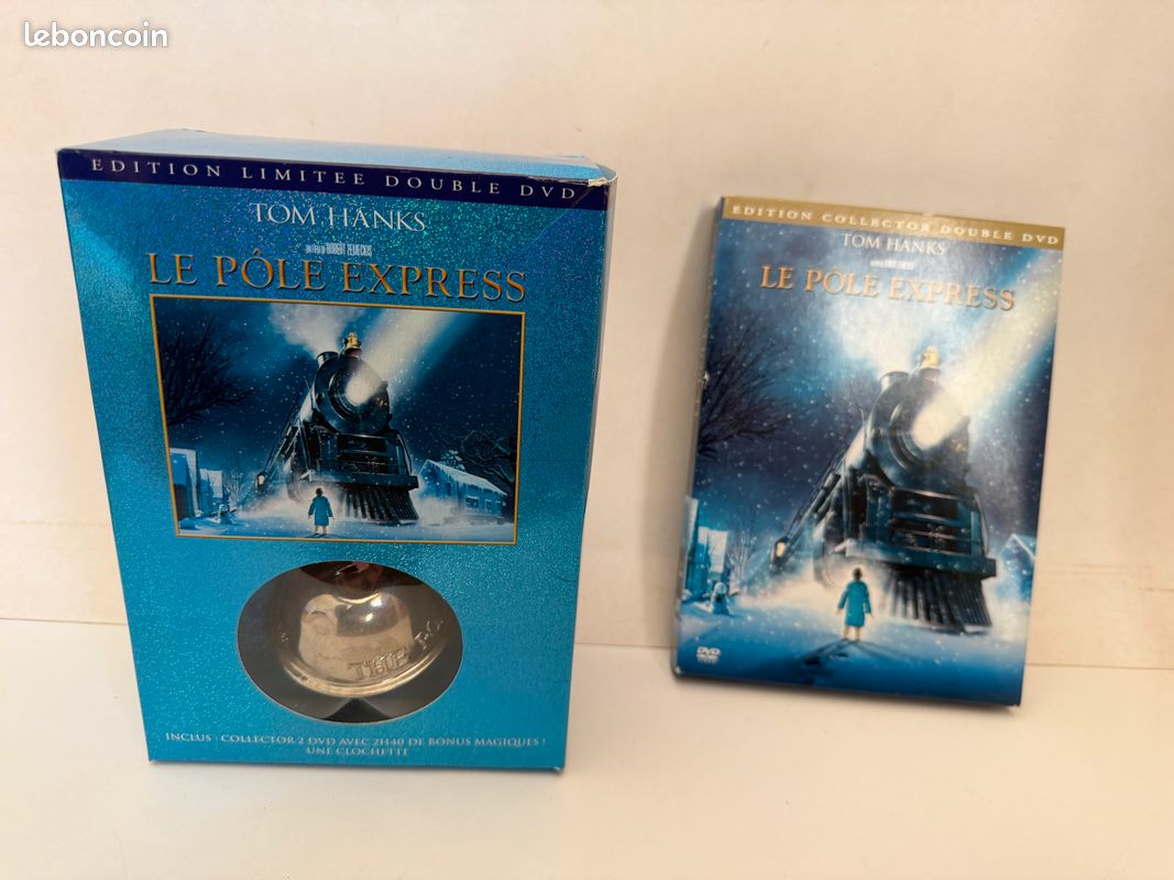 Coffret Édition Limitée double DVD Le Pôle Express + clochette (image 1)