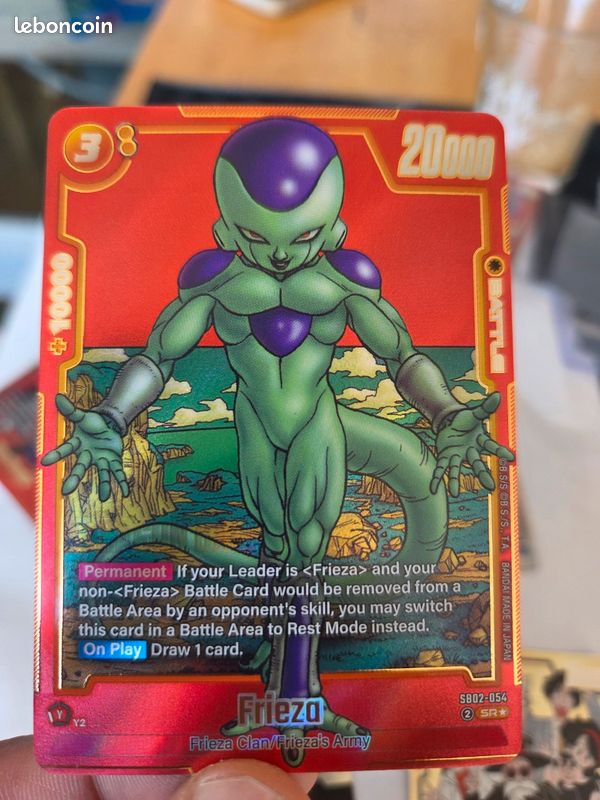 Frieza (SB02-054) en version Super Rare Parallèl (image 1)
