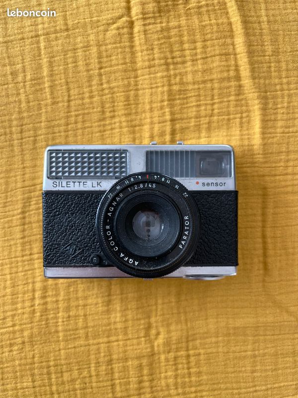 Appareil Photo Argentique Agfa Silette LK – 24x36mm – Années 1950 – Très Bon État