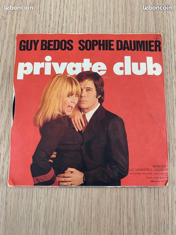 Guy Bedos Sophie Daumier la drague 45t vinyle (image 1)