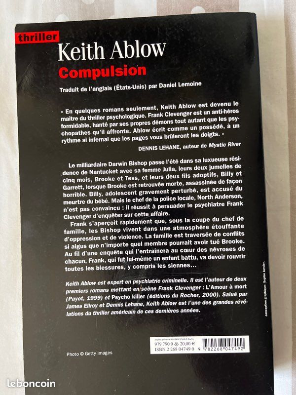 Livre thriller (image 2)