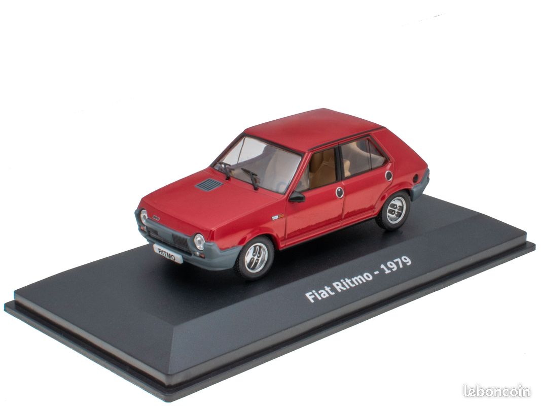 Miniature Fiat Ritmo 1979 1/43 - IXO Autoplus, Couleur Jaune, Neuve