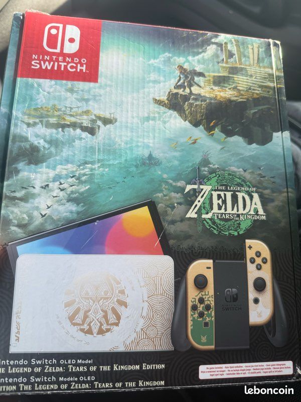 Switch oled édition Zelda Totk + le jeu - Consoles