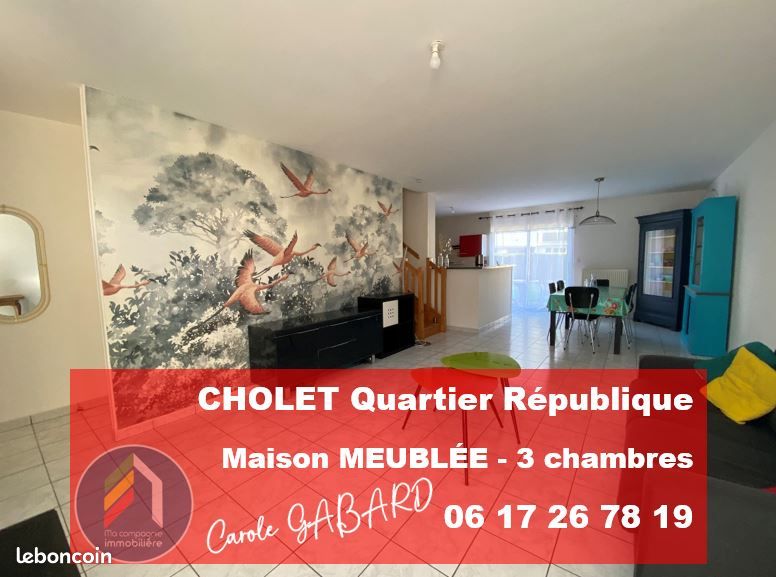 Maison 4 pièces 88 m² · à Cholet · 88 m² · 800 €