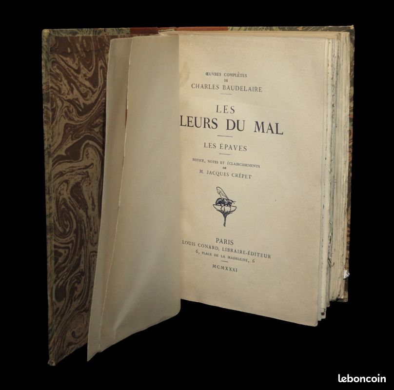 Reliures ROMANTISME. BAUDELAIRE / POE - Oeuvres complètes (image 2)