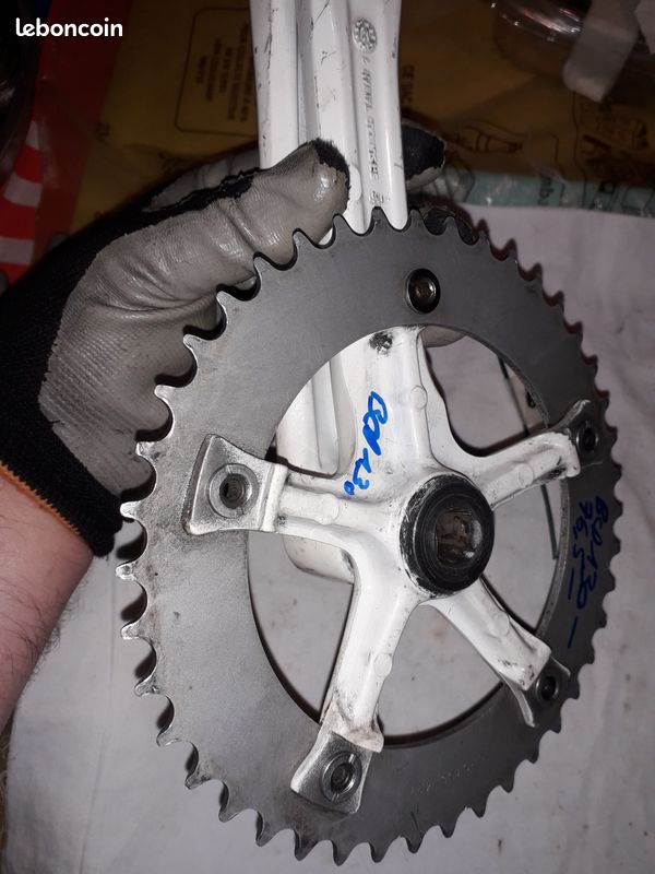 Pédalier Double Vintage Suntour GPX Road – 52/42T, Manivelles 165mm (occasion)