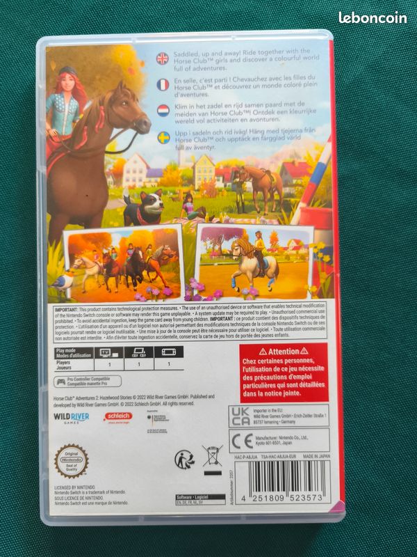 Trader Games - HORSE CLUB ADVENTURES 2 HAZELWOOD STORIES SWITCH EUO NEW