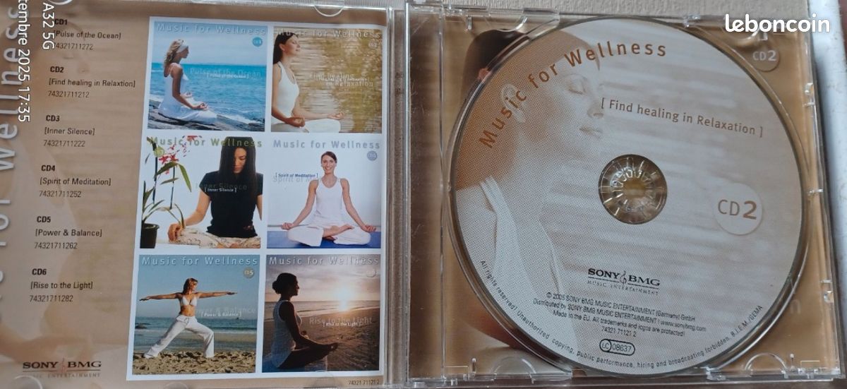 Cd relaxation music for wellness (image 3)