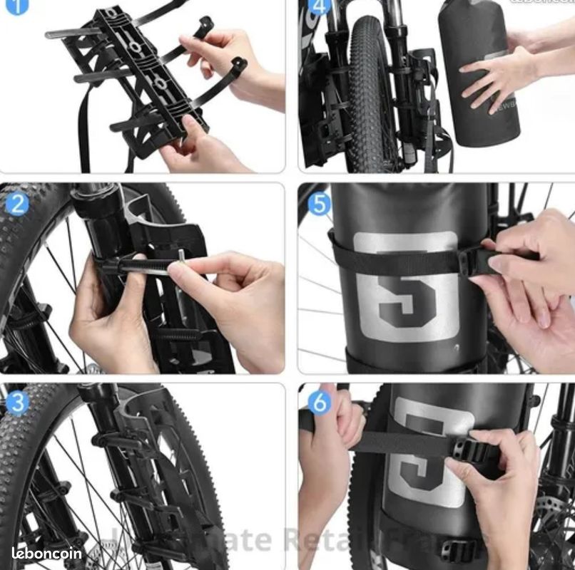 Pack Bikepacking 33 L – Guidon, Fourche et Selle | Étanche (image 4)