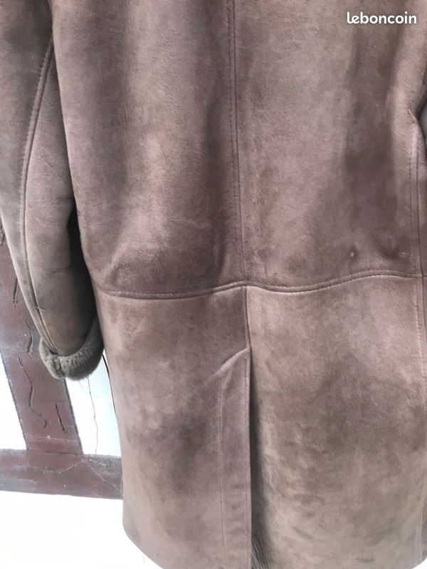 Vends manteau cuir retourné et mouton pour femme (image 3)