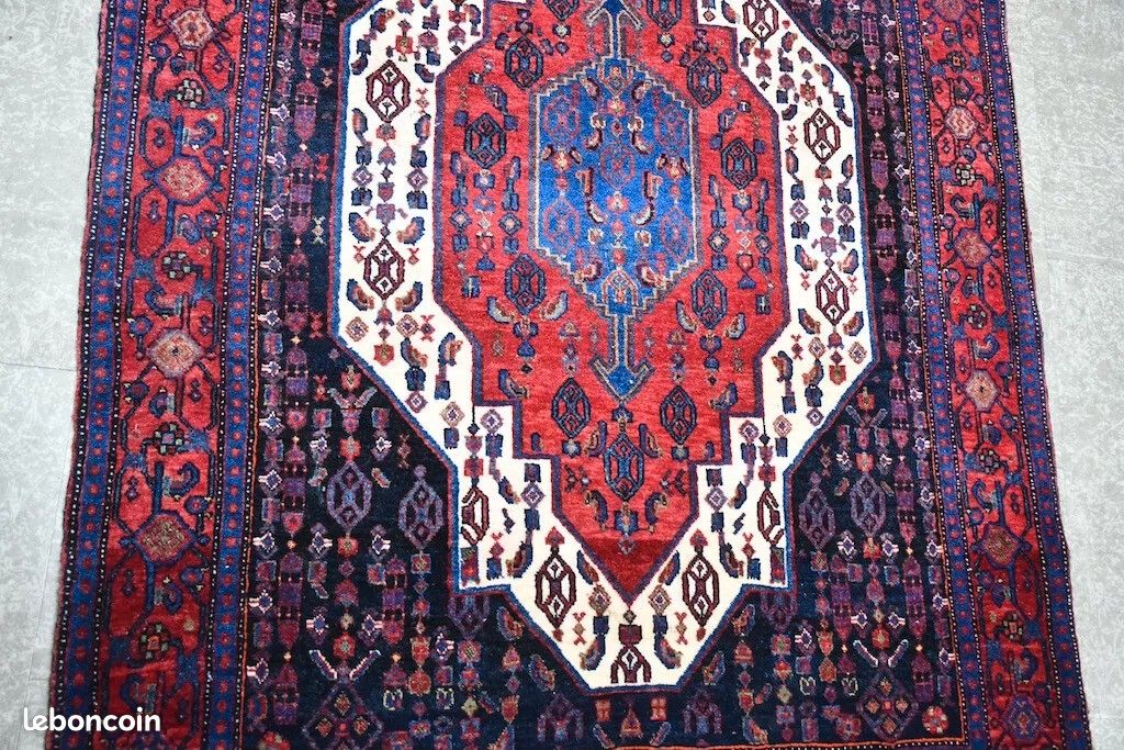 Tapis Senneh persan 158x121 cm (image 2)