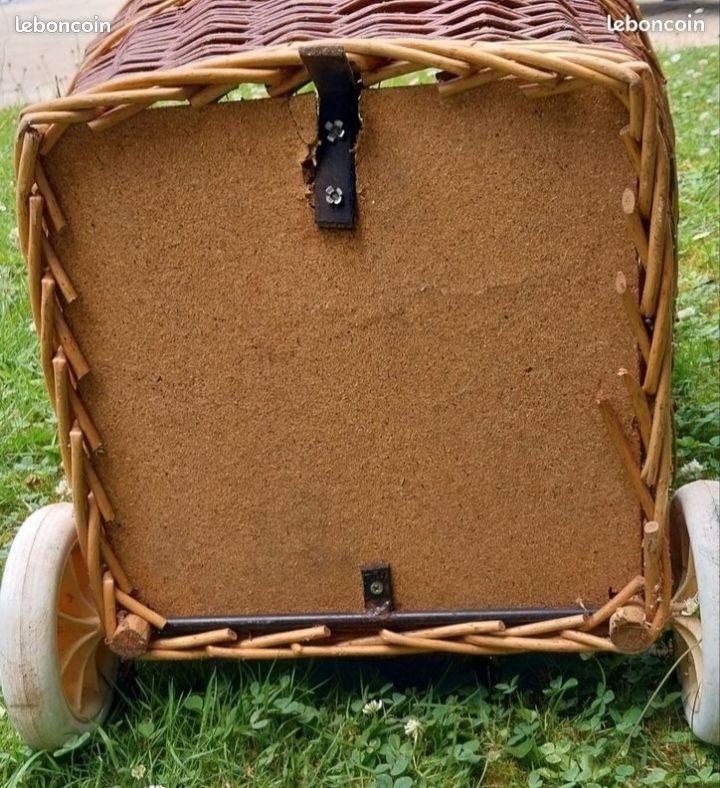 Panier à roulettes pour bois / bûches pour cheminée (image 3)