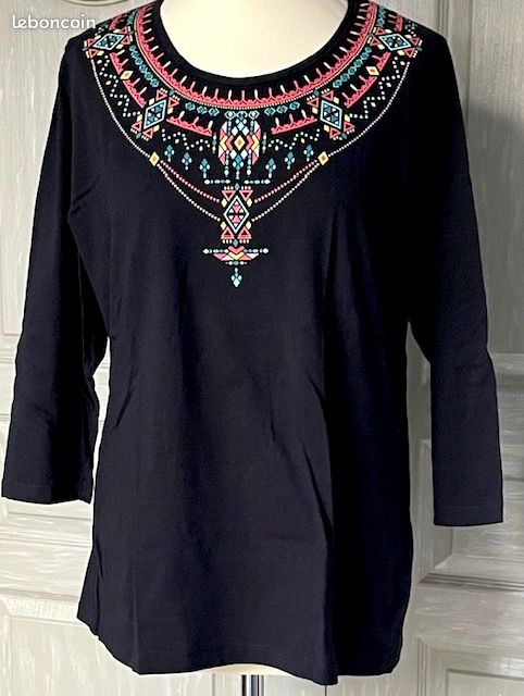 Haut Femme Sans Manches - Taille 46 - Neuf Sans étiquettes - Couleurs Multiples
