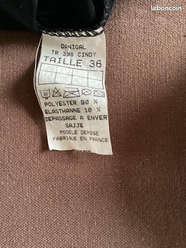 Blouse noir argentée T. 36 (image 5)