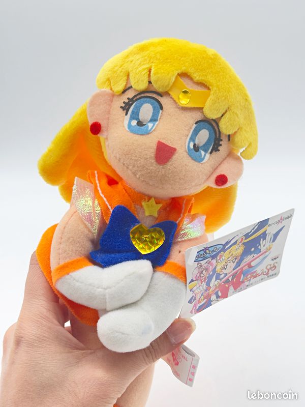 Peluche Vintage Sailor Venus (Sailor Moon SuperS) Banpresto 1995 Japon (image 4)