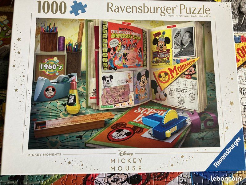 Puzzle 1000 pièces Mickey Ravensburger - Jeux & Jouets