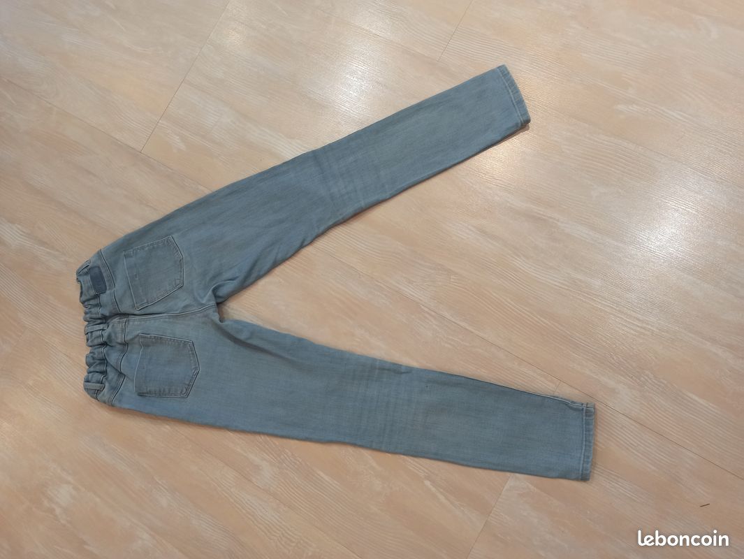 Pantalon bleu ciel 10 ans - Okaïdi (image 10)
