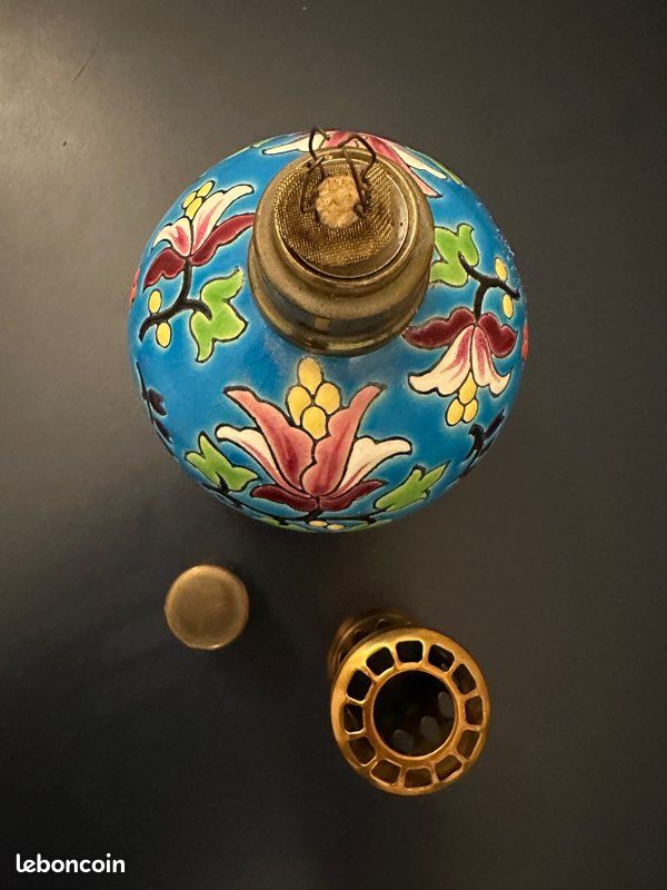 Lampe Berger Vintage motifs fruits - made in France - Décoration Lampe Berger Vintage motifs fruits - made in France - Décoration
