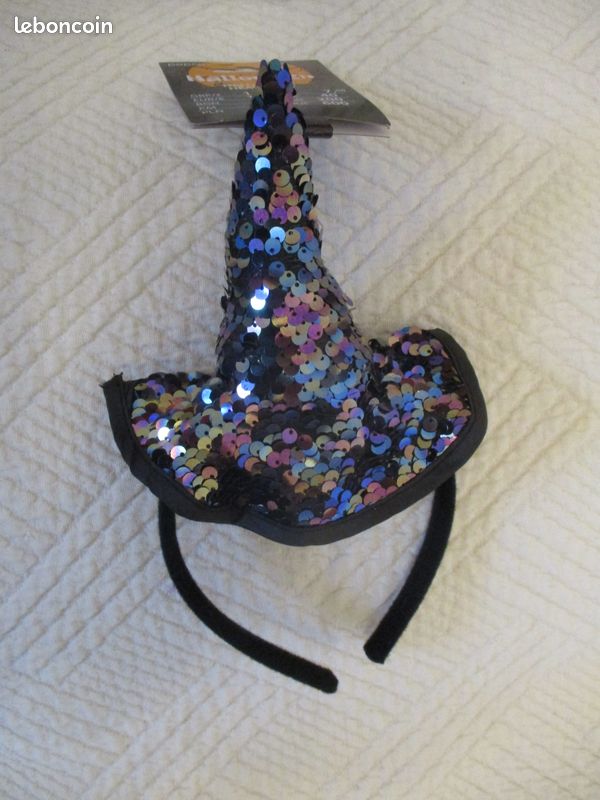 Adorable déguisement d'Halloween de sorcière taille 7/8 ans de marque anglaise TU (image 3)