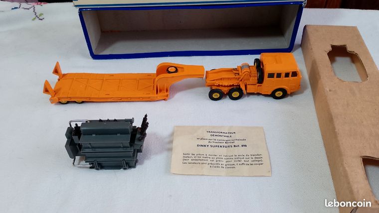 ANCIEN DINKY TOYS France Berliet Tous Terrains Ref 818 Rare Ultime Version F125 EUR 30,00