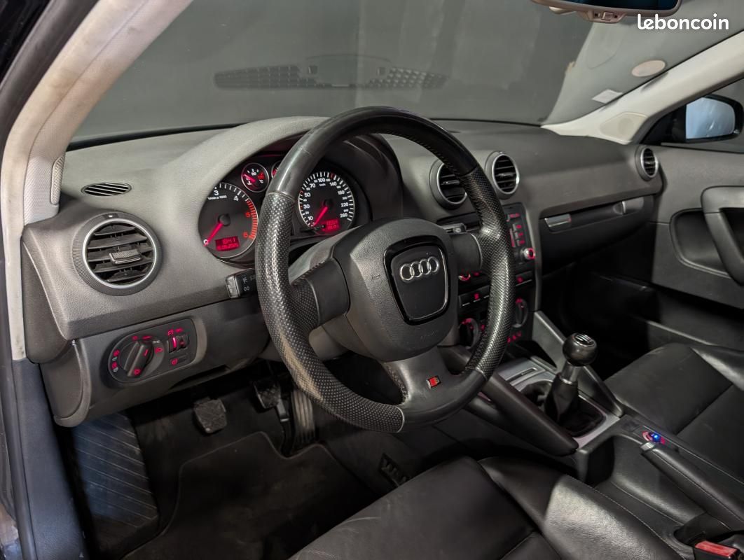 Audi A3 sportback 2.0 TDI 170cv SONO BOSE TOIT OUVRANT FULL CUIR CHAUFFANT (image 10)