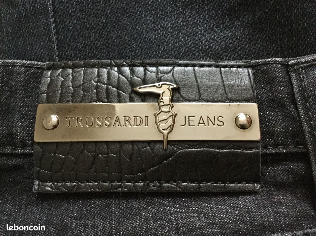 Pantalons droits Trussardi jeans 36 (S, T1) (image 5)