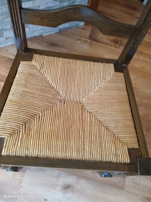 6 chaises bois massif (image 3)