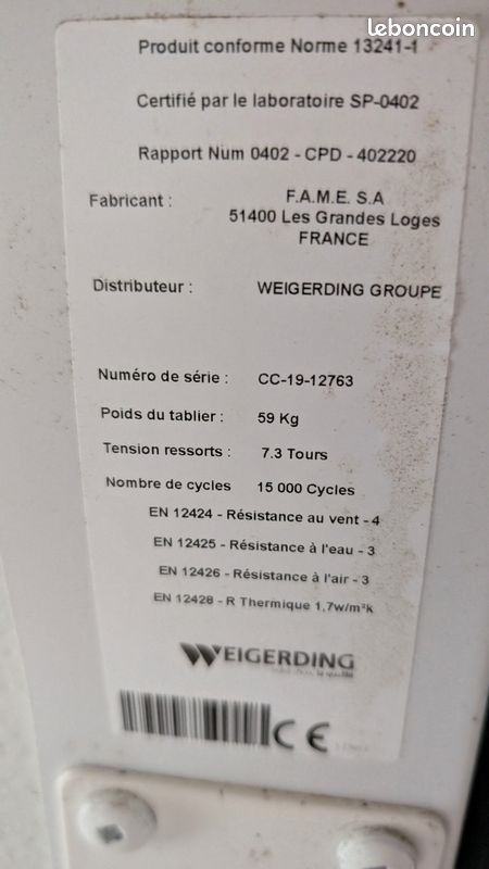 Porte de garage sectionnelle w confort motorisée marque weigerding (image 7)