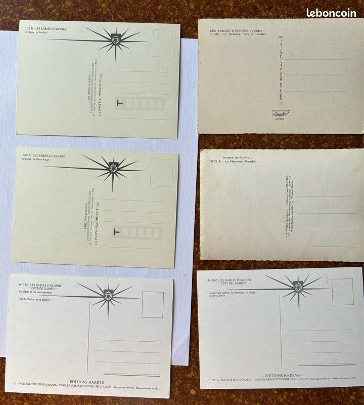 Cartes postales des Sables d’Olonnes (image 2)