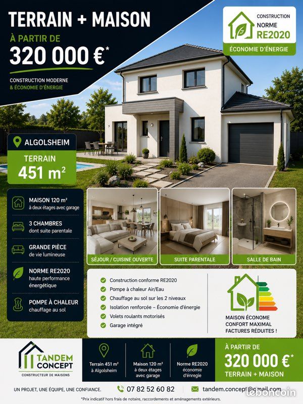 Maison 4 pièces 120 m² · à Algolsheim · 120 m² · 320 000 €