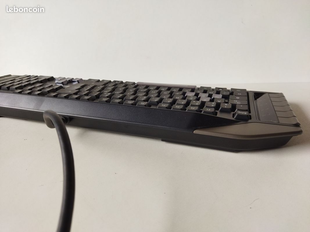 Clavier Gaming Saitek Cyborg Command Unit - Occasion Bon état Pour PC