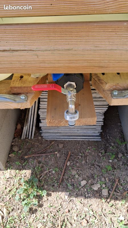 Cuve jardin 1000l avec vanne pour raccord rapide (image 3)