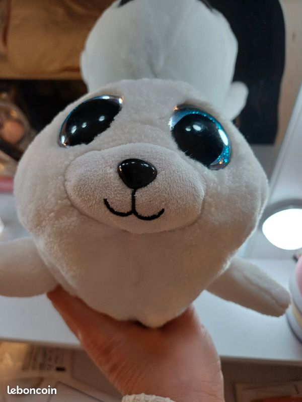Peluche ty phoque blanc Jeux Jouets