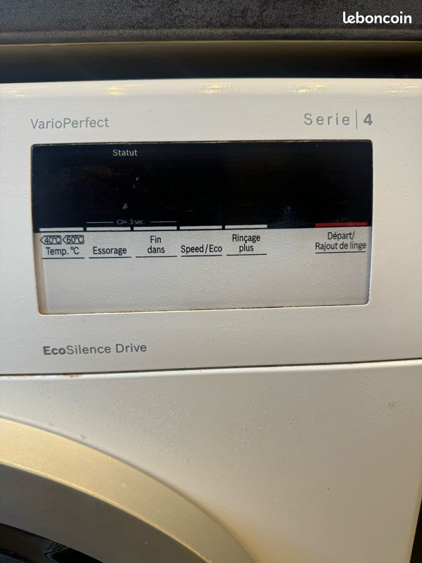 Lave linge Bosh A+++ série 4 EcoSilence (image 5)