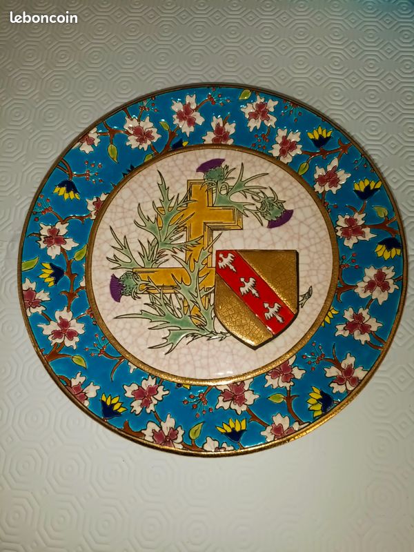 Assiette Emaux de Longwy (image 1)