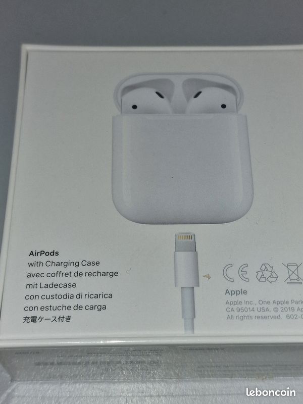 Airpods 2 Apple avec boîtier scellé (image 3)