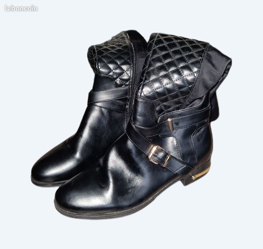 Bottines Plates Justfab Bottine Tevos Justfab Chaussures Bottines