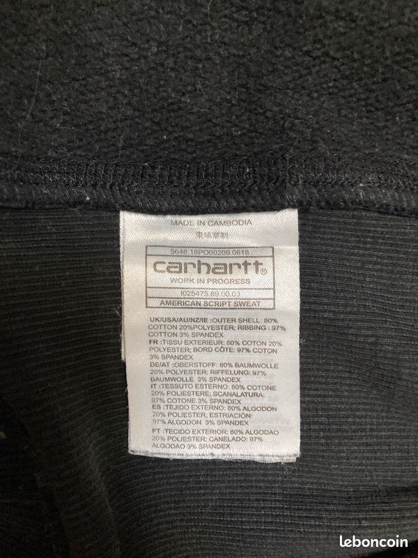Carhartt - American Script Sweat - M (image 6)