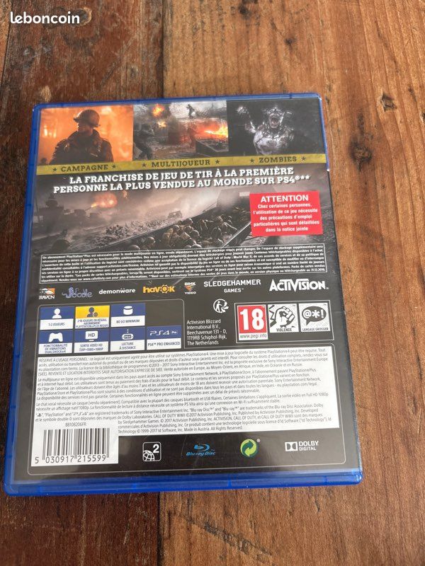 Jeux call of duty PS4 (image 4)