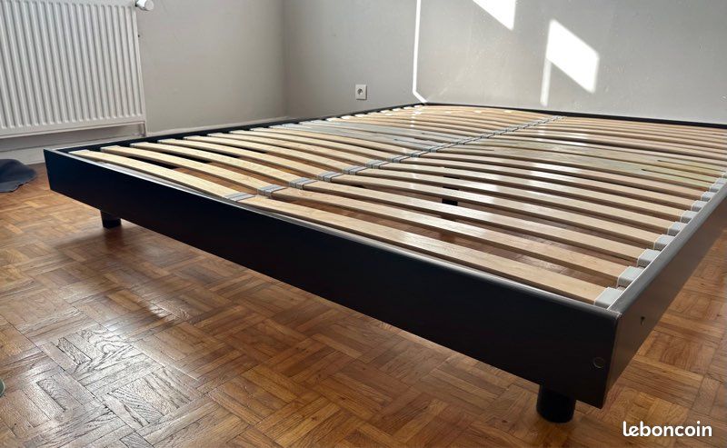 Lit avec sommier et matelas 160*200 (image 2)