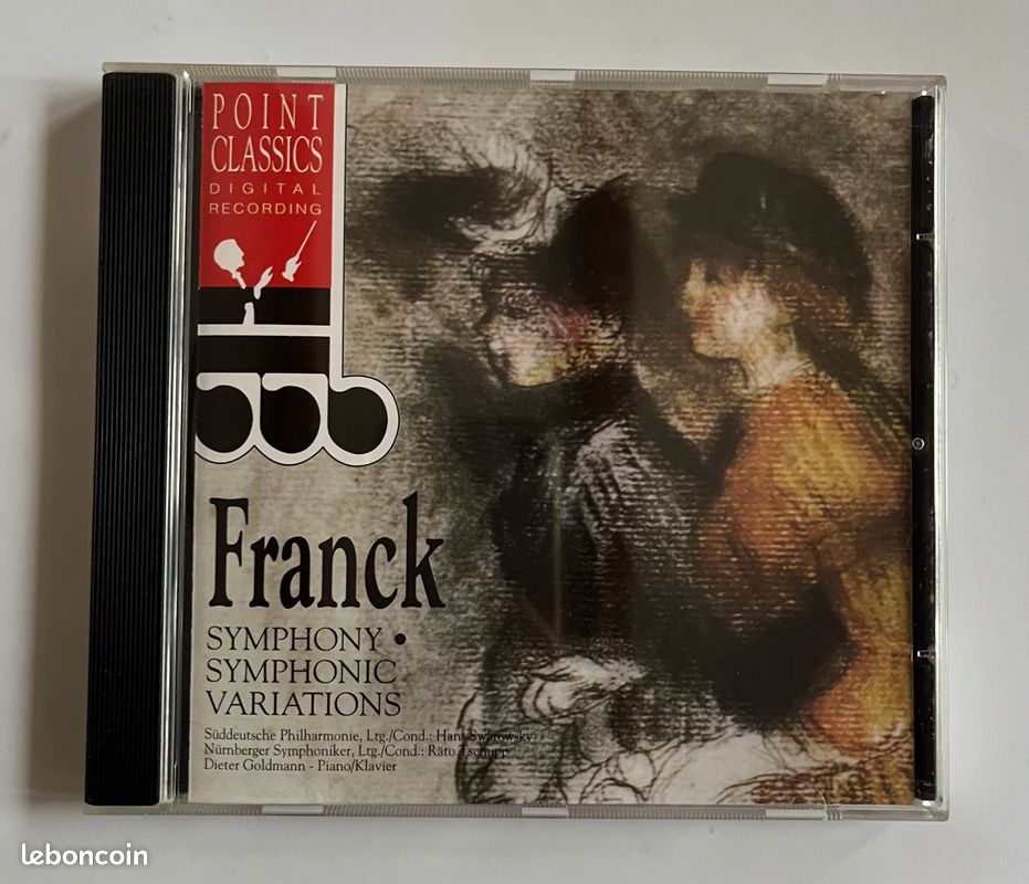 Cd de musique : C. Franck SYMPHONY • SYMPHONIC VARIATIONS (image 1)